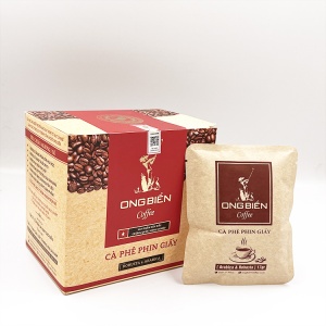 CÀ PHÊ PHIN GIẤY ONG BIỂN(HỘP 10 GÓI 17gr)